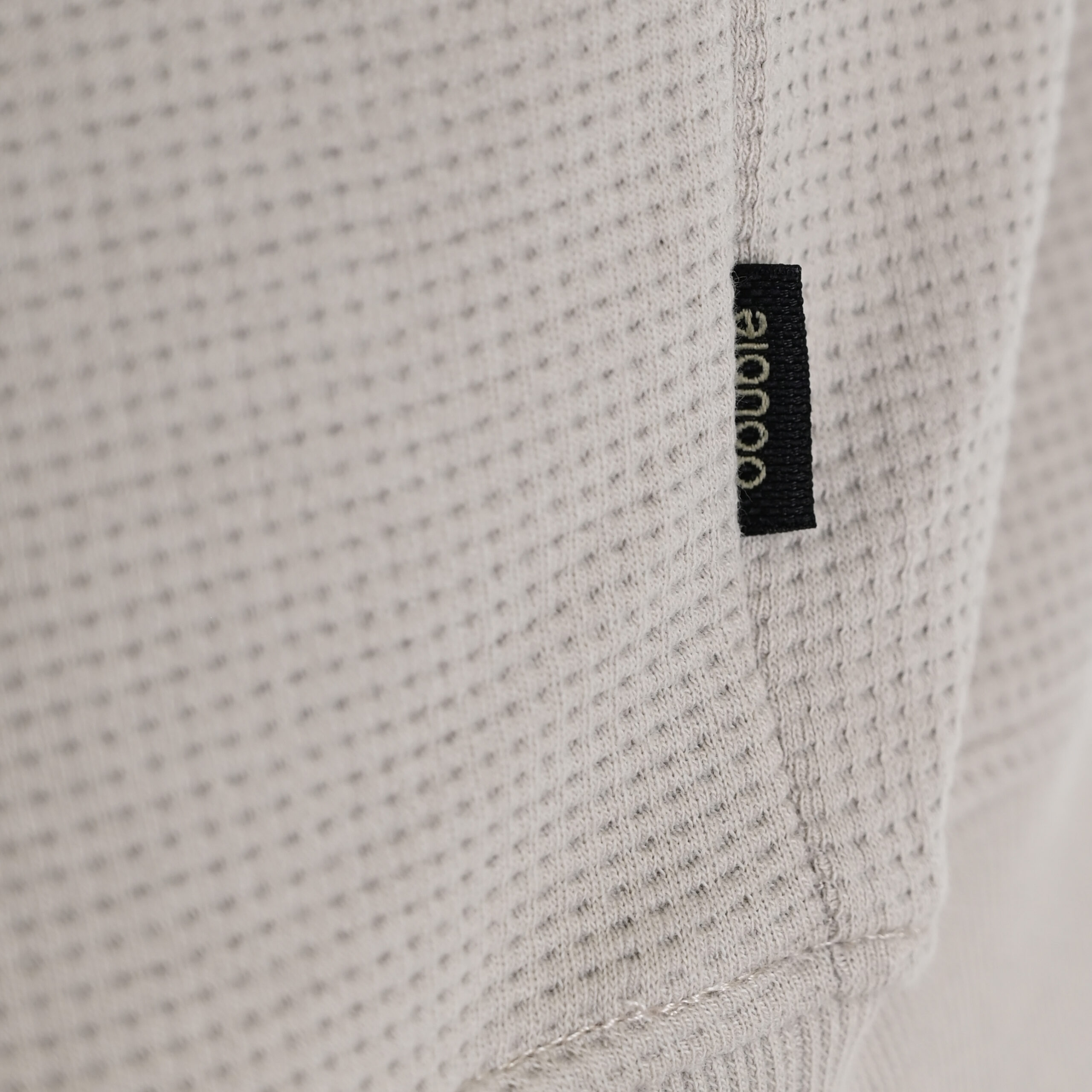 262MTOP-1155 CREWNECK IN SPECIAL FABRIC (WAFFLE) ICE GREY - Image 6