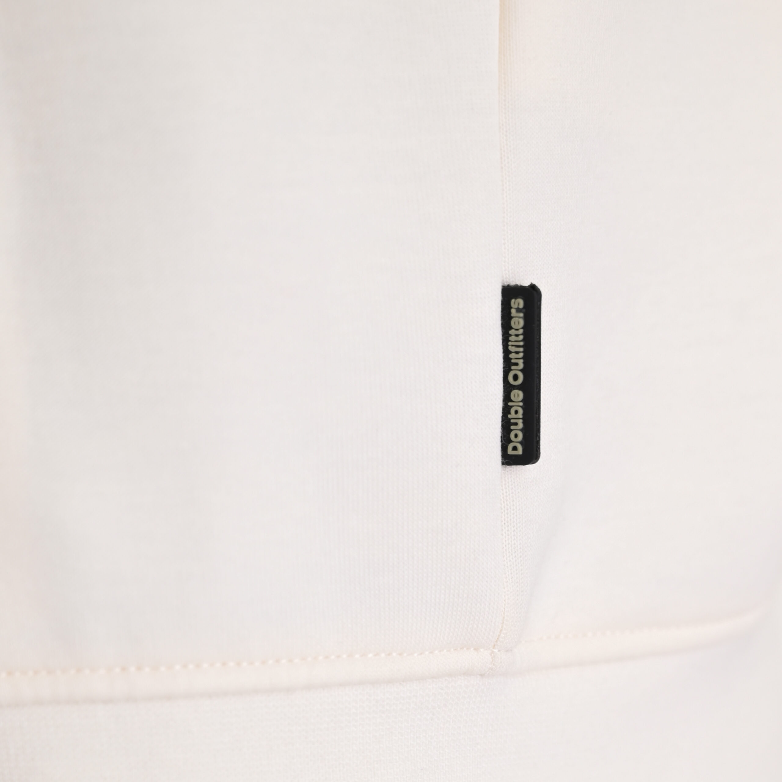262MTOP-1160 FULL-ZIP HOODIE WITH CHEST POCKET AND THIN HIGH DENSITY PRINT (INTERLOCK) POLAR WHITE - Image 7