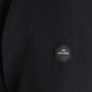 262MTOP-1162 HALF-ZIP WITH STAND-UP COLLAR (INTERLOCK) BLACK - Image 5