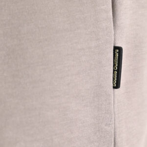 262MTOP-1162 HALF-ZIP WITH STAND-UP COLLAR (INTERLOCK) SMOKE BEIGE - Image 6
