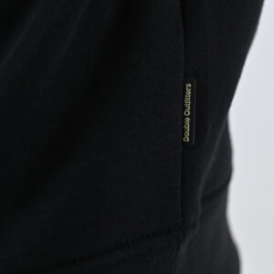 262MTOP-1163 HALF-ZIP WITH STAND-UP COLLAR (BRUSHED FLEECE) BLACK - Image 6