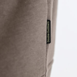 262MTOP-1163 HALF-ZIP WITH STAND-UP COLLAR (BRUSHED FLEECE) TAUPE - Image 6