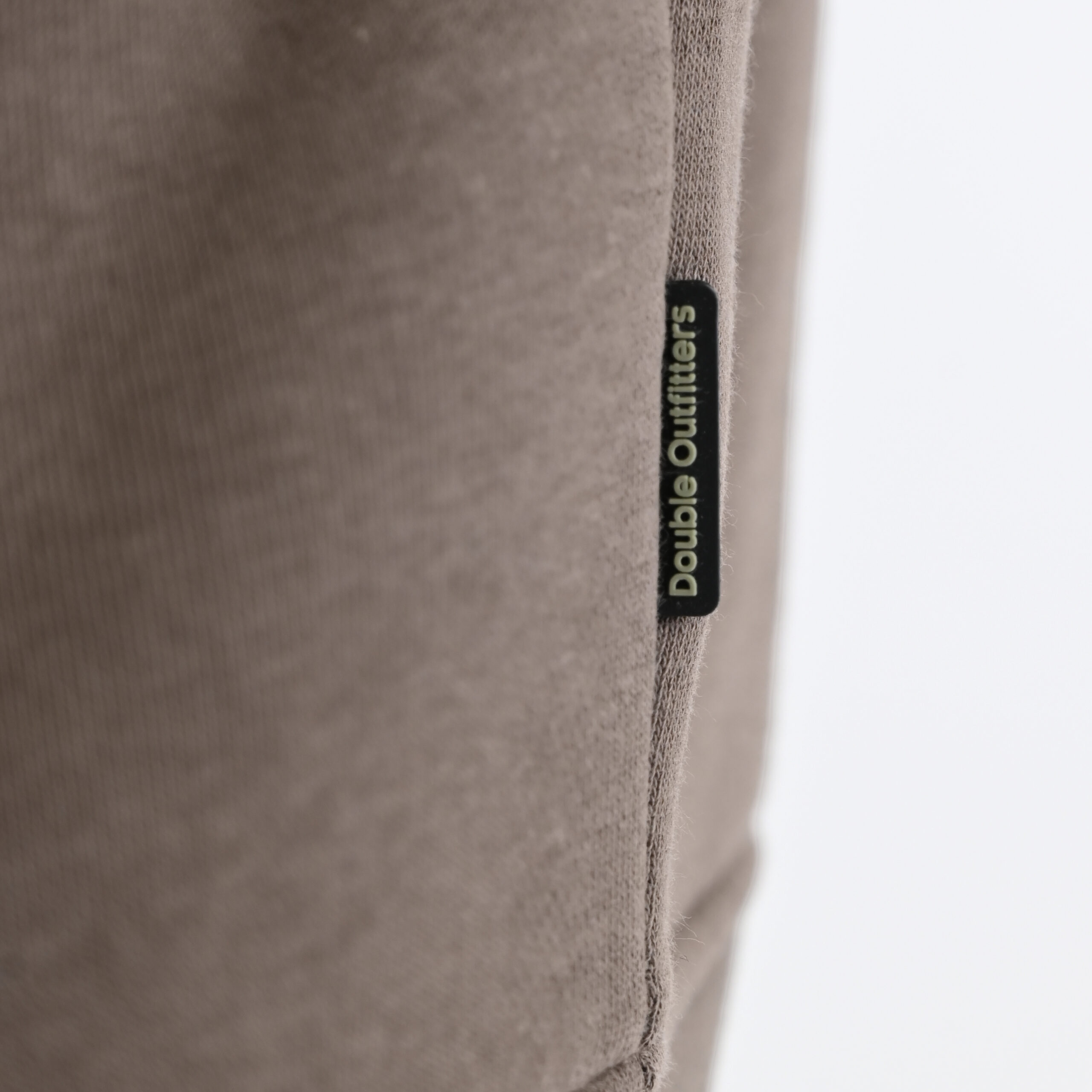262MTOP-1163 HALF-ZIP WITH STAND-UP COLLAR (BRUSHED FLEECE) TAUPE - Image 6