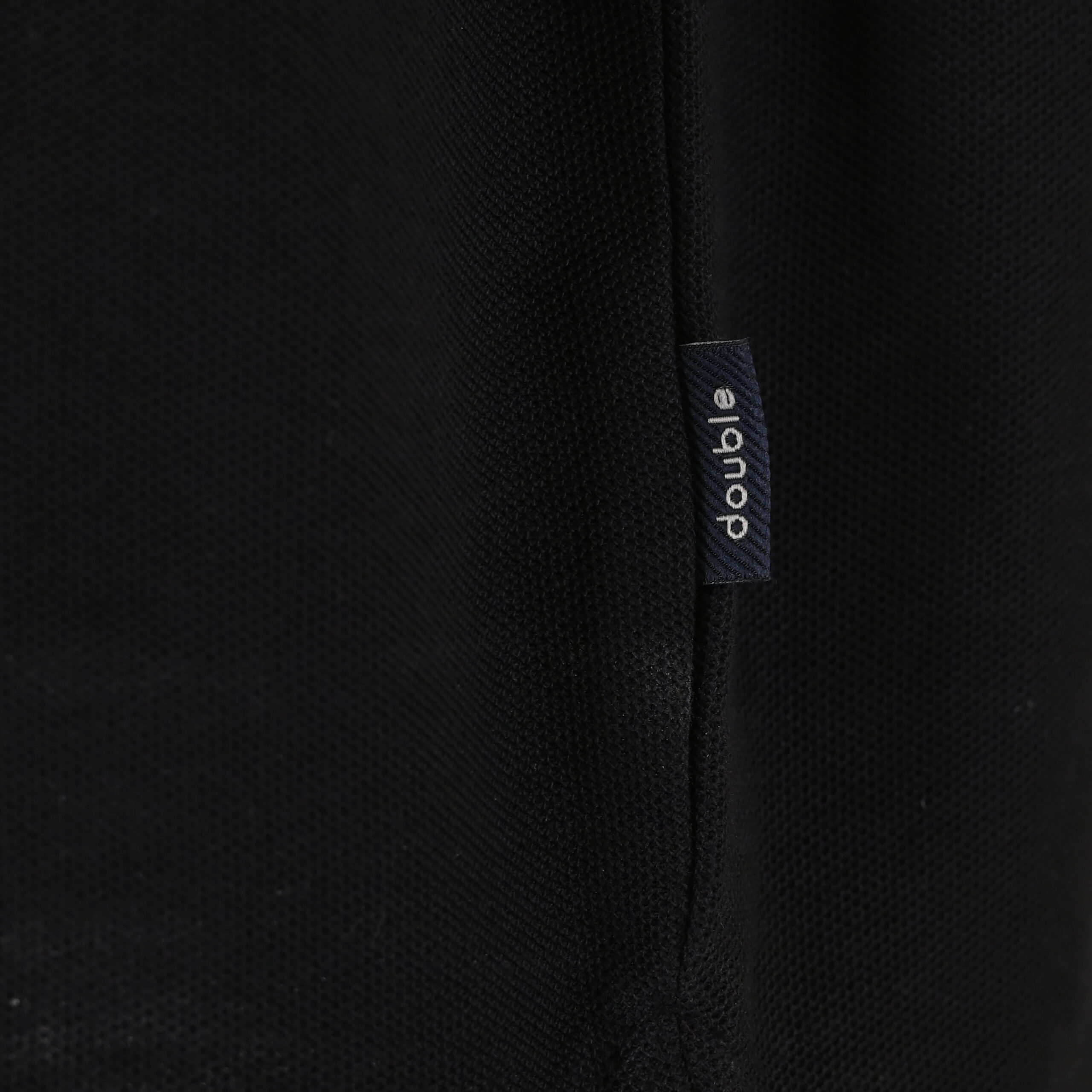 262PS-3097 POLO PIQUE LONGSLEEVE WITH DENSE EMBROIDERY BLACK - Image 6
