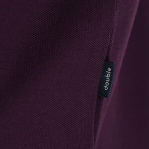 262PS-3097 POLO PIQUE LONGSLEEVE WITH DENSE EMBROIDERY DK RASPBERRY - Image 6