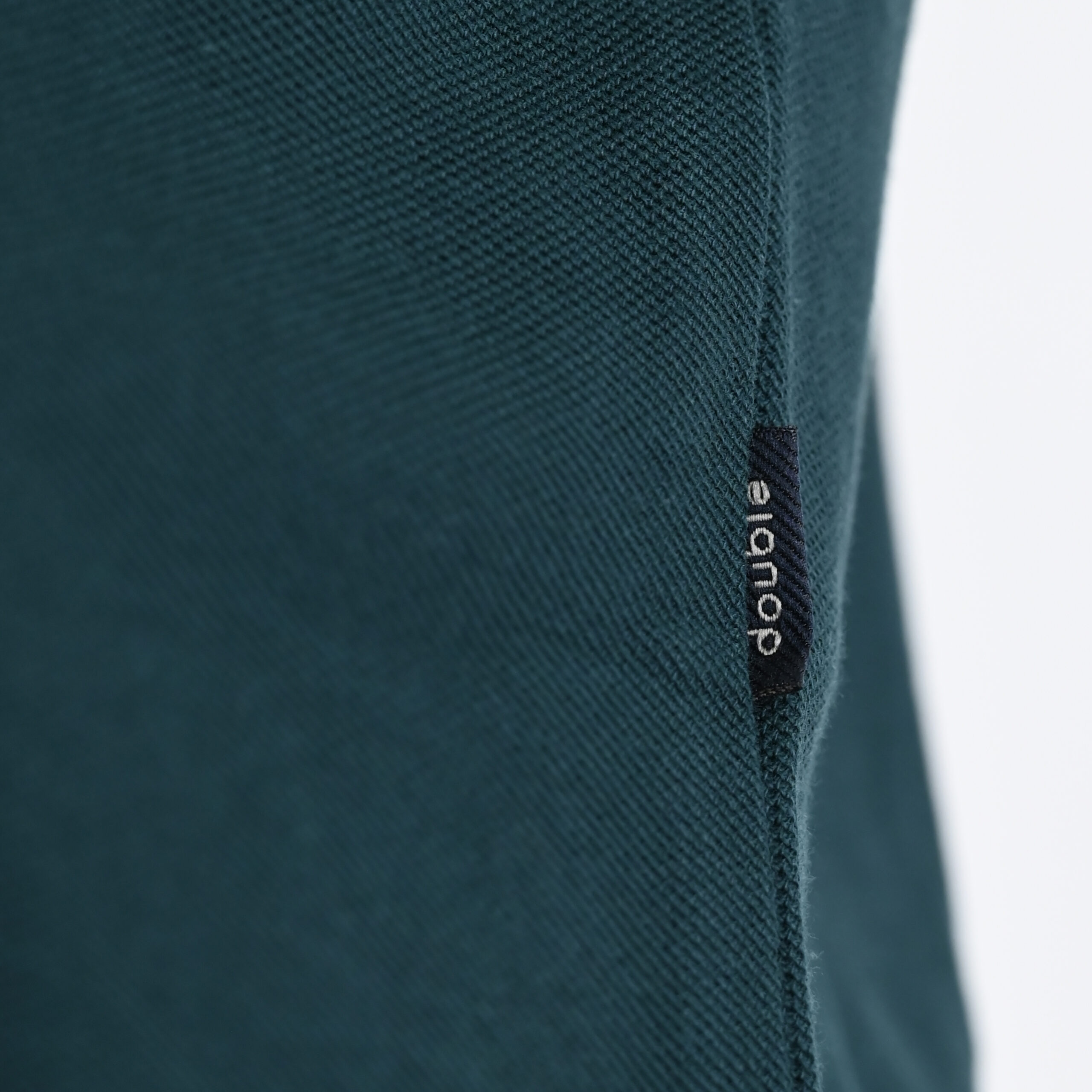 262PS-3097 POLO PIQUE LONGSLEEVE WITH DENSE EMBROIDERY FOREST GREEN - Image 6