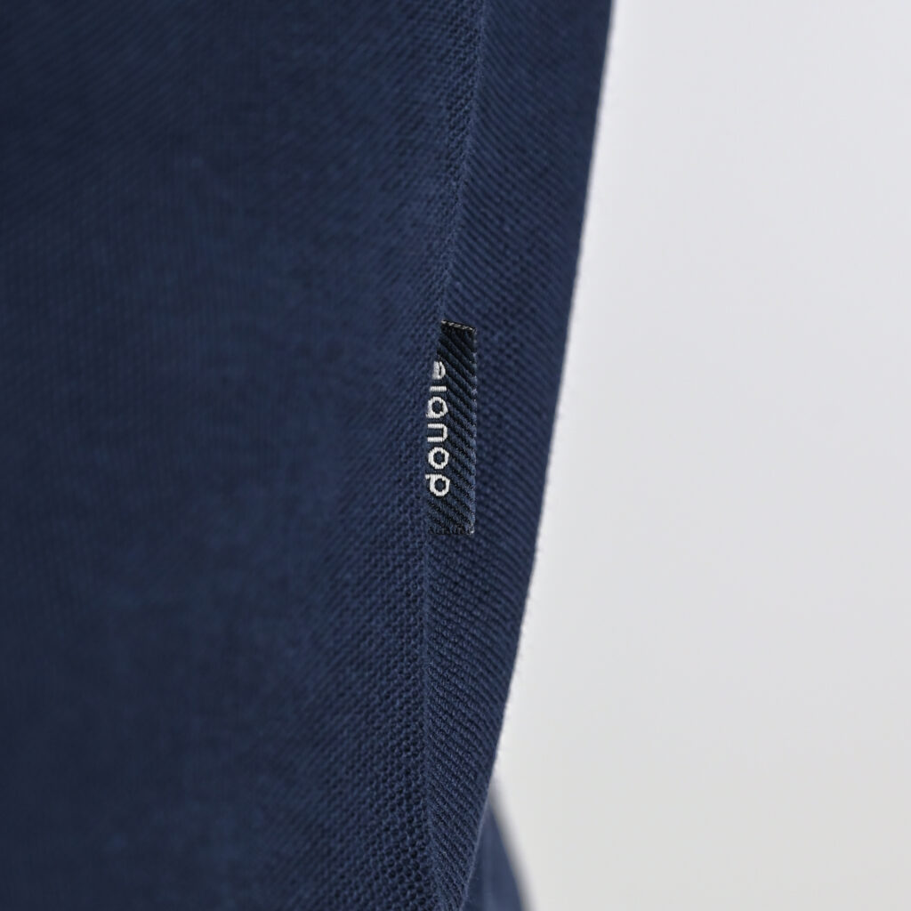 262PS-3097 POLO PIQUE LONGSLEEVE WITH DENSE EMBROIDERY NAVY