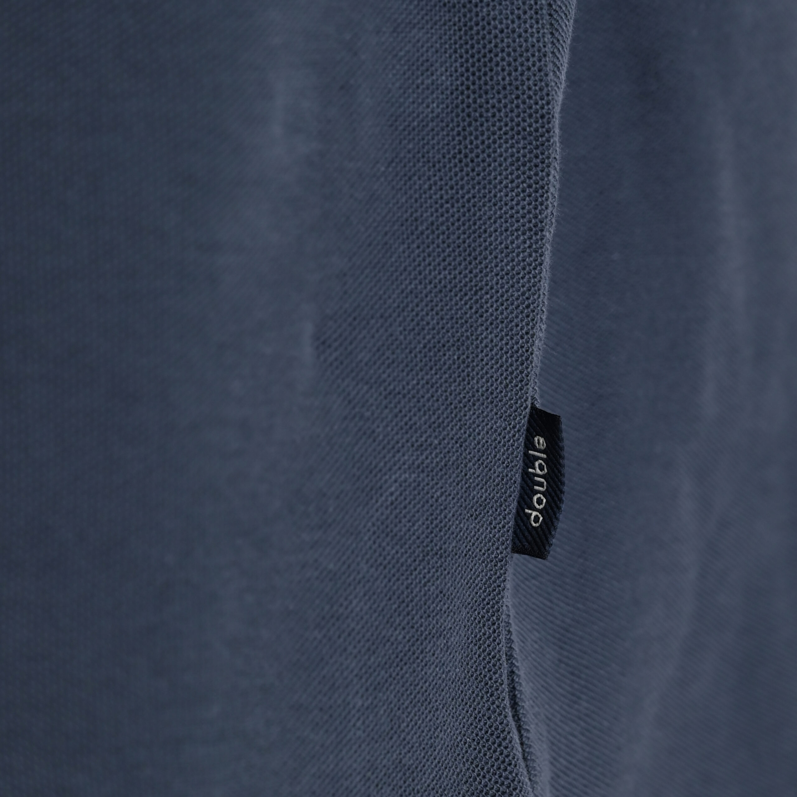 262PS-3097 POLO PIQUE LONGSLEEVE WITH DENSE EMBROIDERY STEEL BLUE - Image 6
