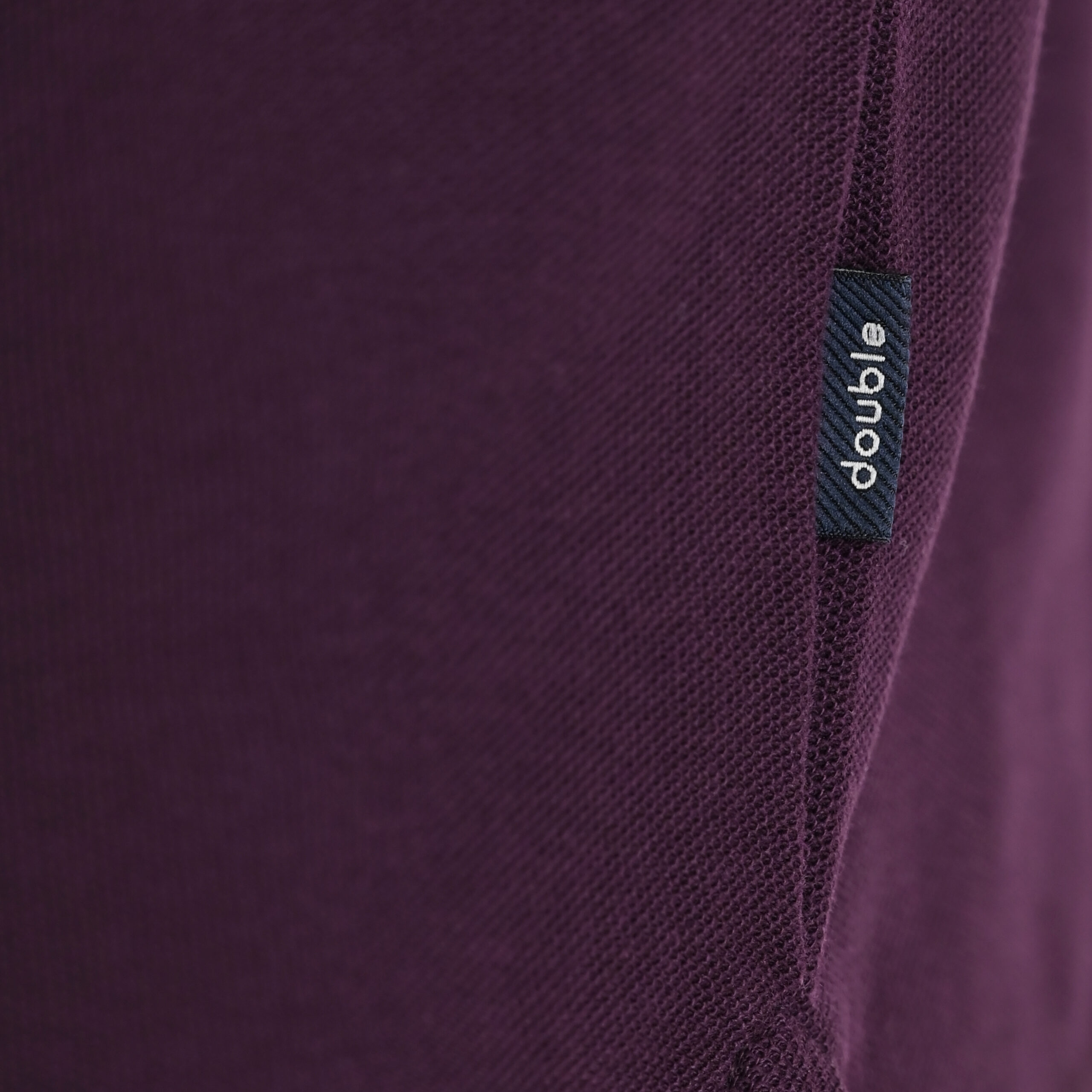 262PS-3098 POLO PIQUE LONGSLEEVE WITH TWO COLORED LAYER HIGH DENSITY PRINT DK RASPBERRY - Image 6