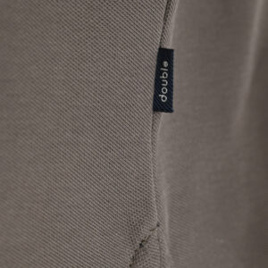 262PS-3098 POLO PIQUE LONGSLEEVE WITH TWO COLORED LAYER HIGH DENSITY PRINT TAUPE - Image 6