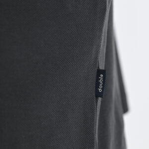 262PS-3099 POLO PIQUE WITH MAO COLLAR LONGSLEEVE AND HIGH DENSITY PRINT DK KHAKI - Image 6