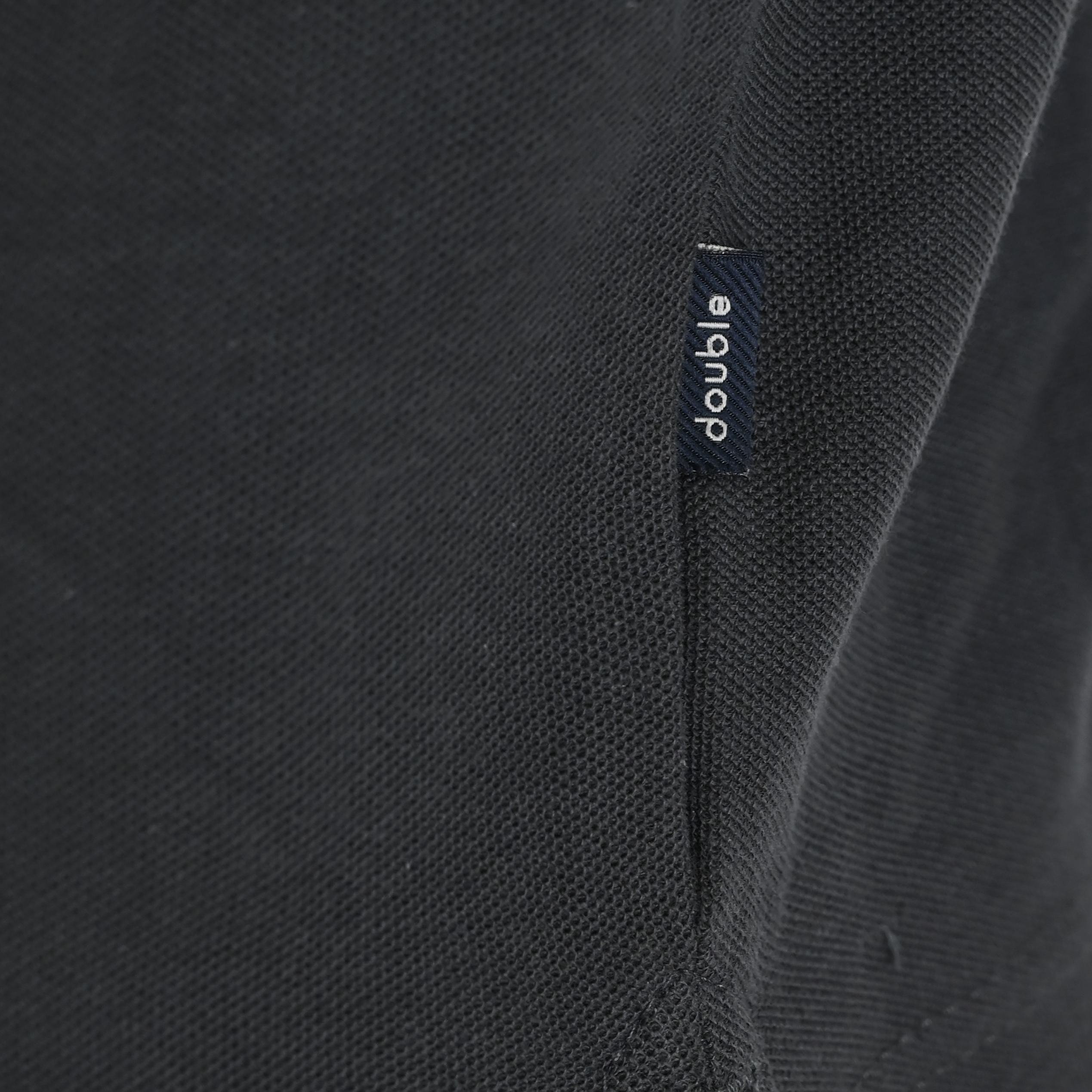 262PS-3100 POLO PIQUE LONGSLEEVE WITH CHEST POCKET AND DENSE EMBROIDERY DK KHAKI - Image 6