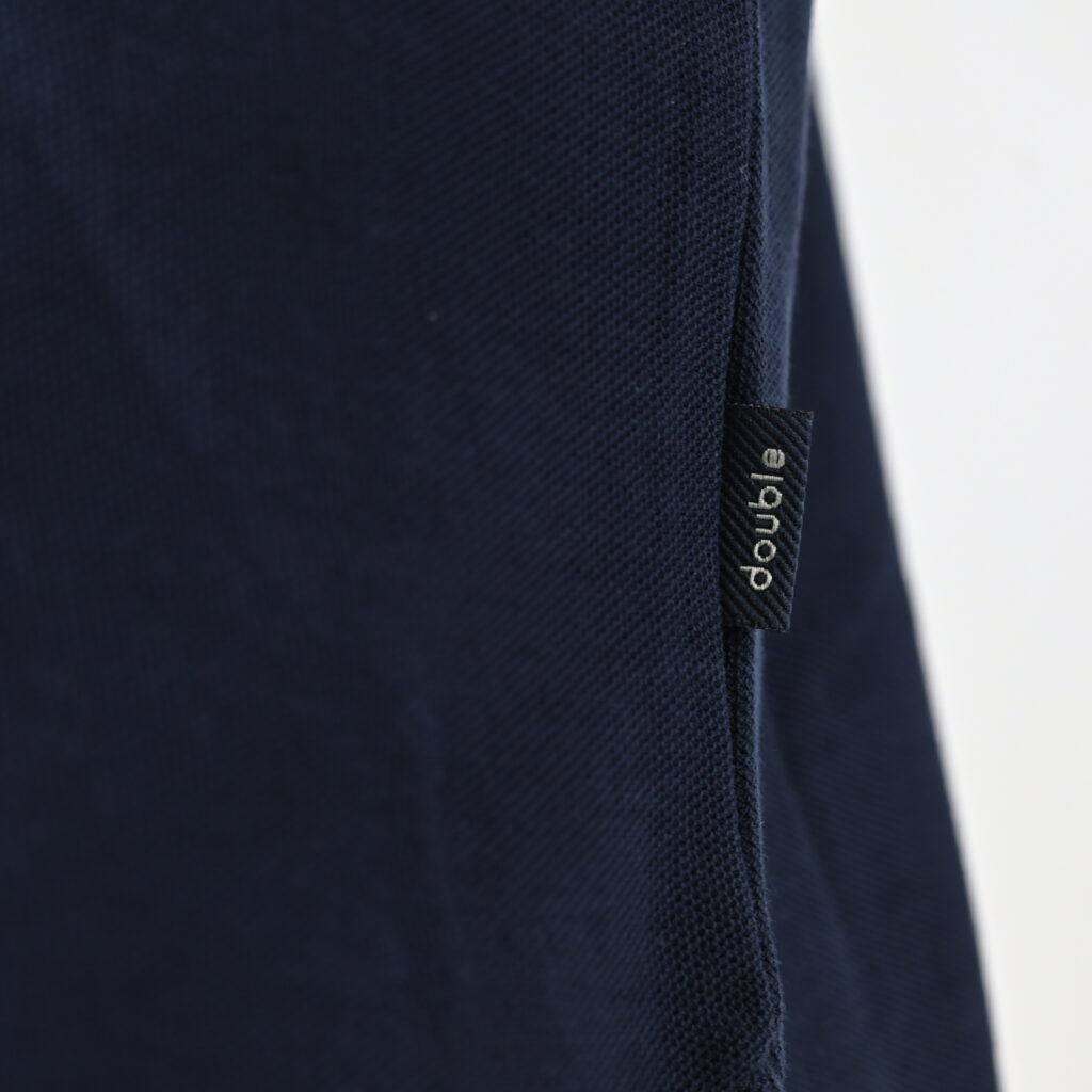 262PS-3100 POLO PIQUE LONGSLEEVE WITH CHEST POCKET AND DENSE EMBROIDERY NAVY