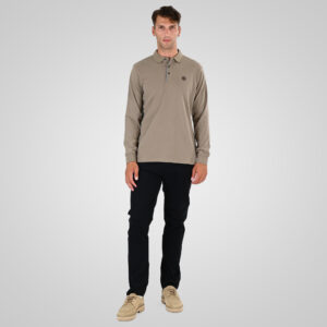 262PS-3102 POLO LONGSLEEVE (JERSEY FABRIC WITH PEACH FINISH) PURO