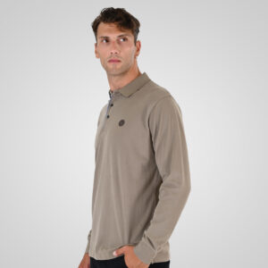 262PS-3102 POLO LONGSLEEVE (JERSEY FABRIC WITH PEACH FINISH) PURO - Image 3