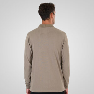262PS-3102 POLO LONGSLEEVE (JERSEY FABRIC WITH PEACH FINISH) PURO - Image 4