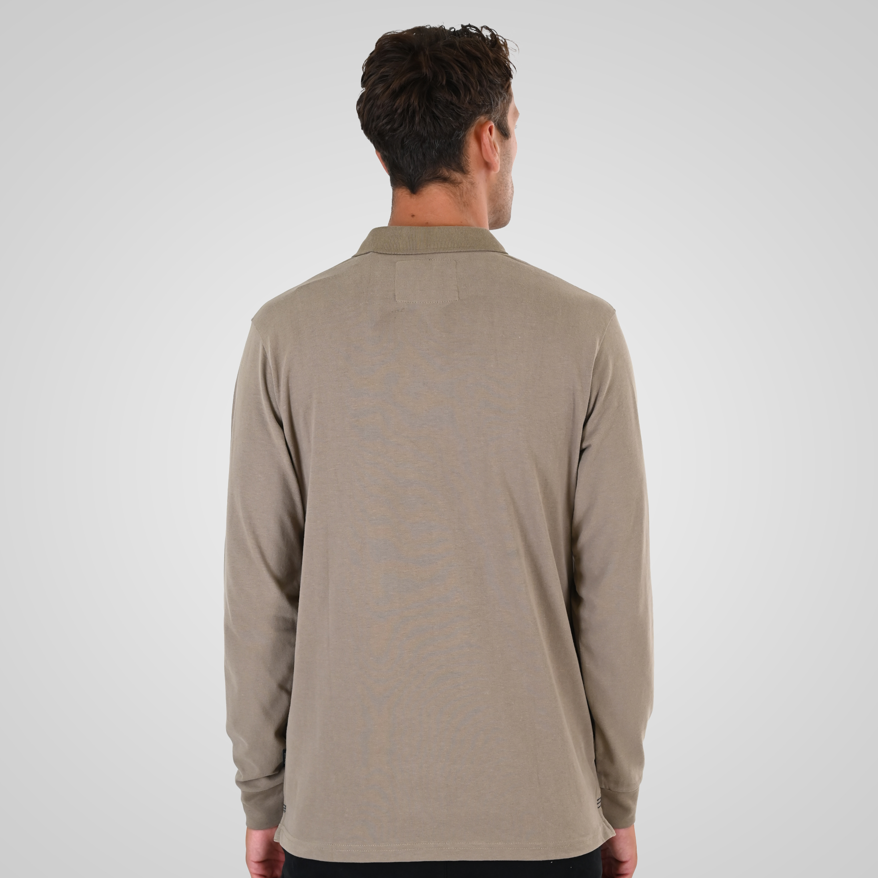 262PS-3102 POLO LONGSLEEVE (JERSEY FABRIC WITH PEACH FINISH) PURO - Image 4