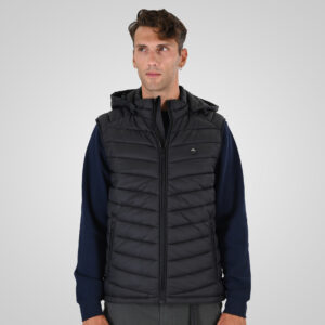 262SMJK-2104 JACKETS SLEEVELESS BLACK