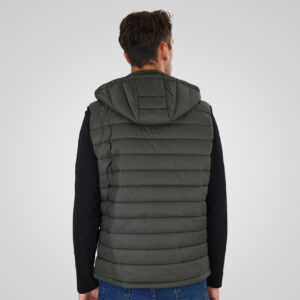 262SMJK-2104 JACKETS SLEEVELESS LEAF GREEN - Image 4
