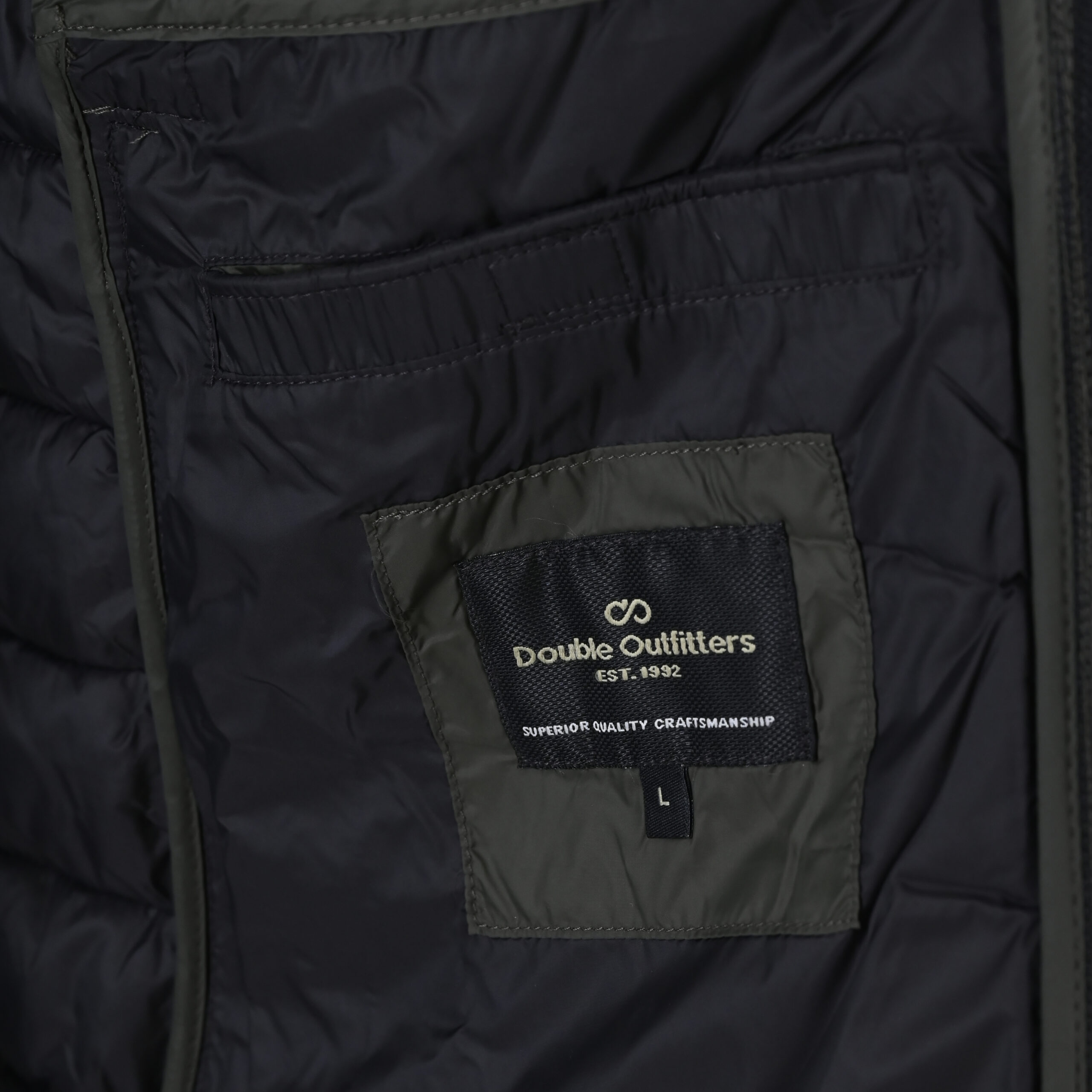 262SMJK-2104 JACKETS SLEEVELESS LEAF GREEN - Image 7