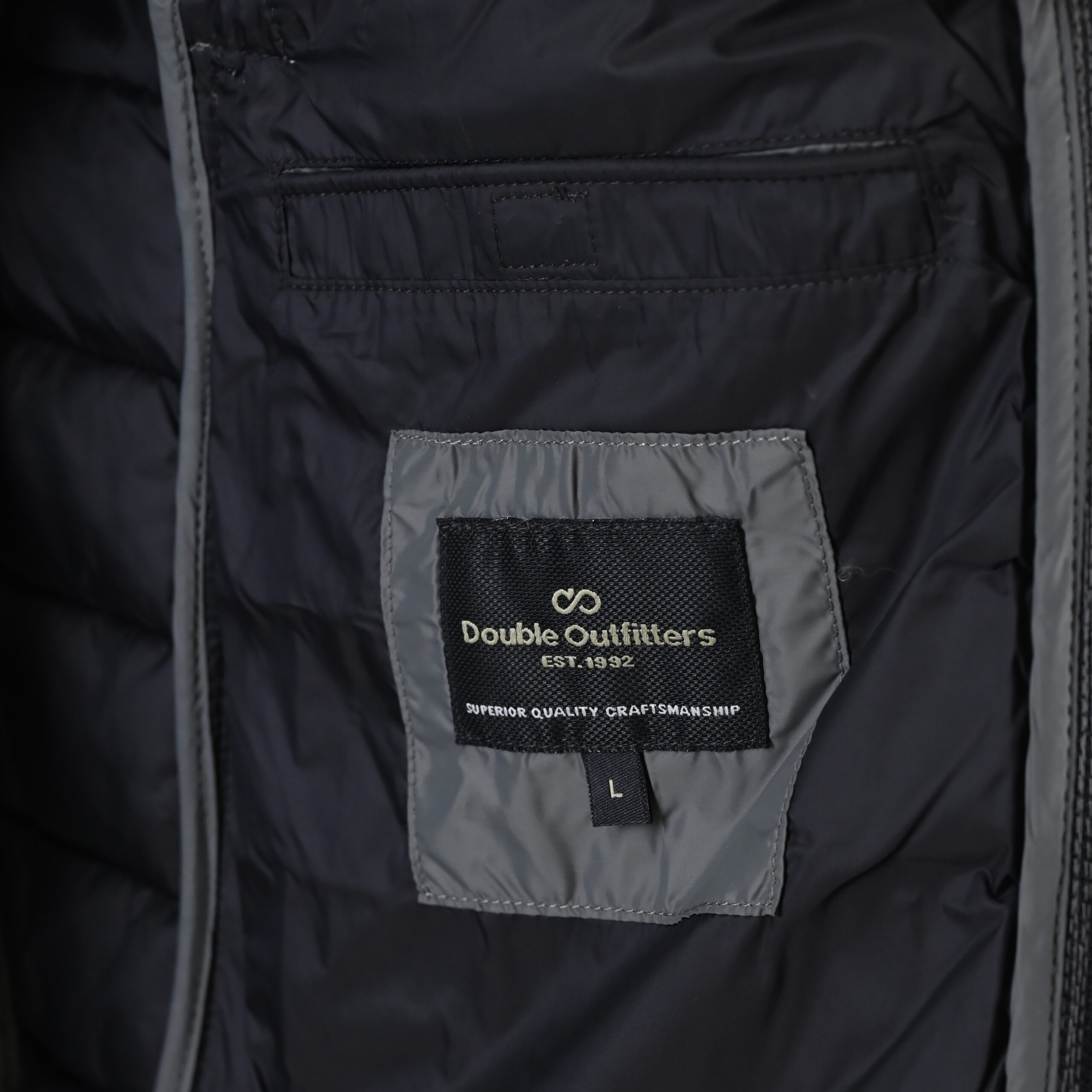 262SMJK-2104 JACKETS SLEEVELESS SMOKE GREY - Image 7