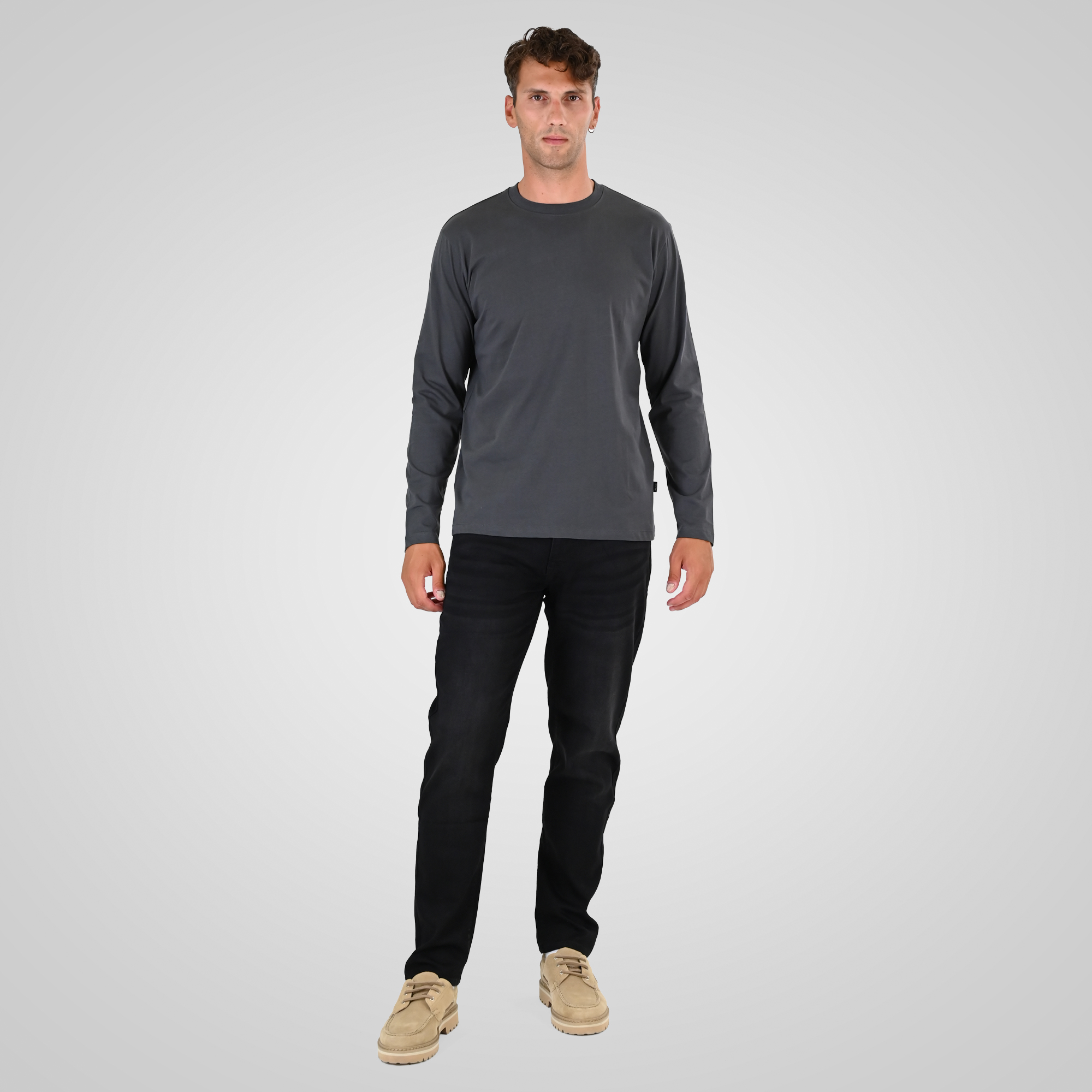 262TS-9170 T-SHIRTS LONGSLEEVE ANTHRACITE - Image 2