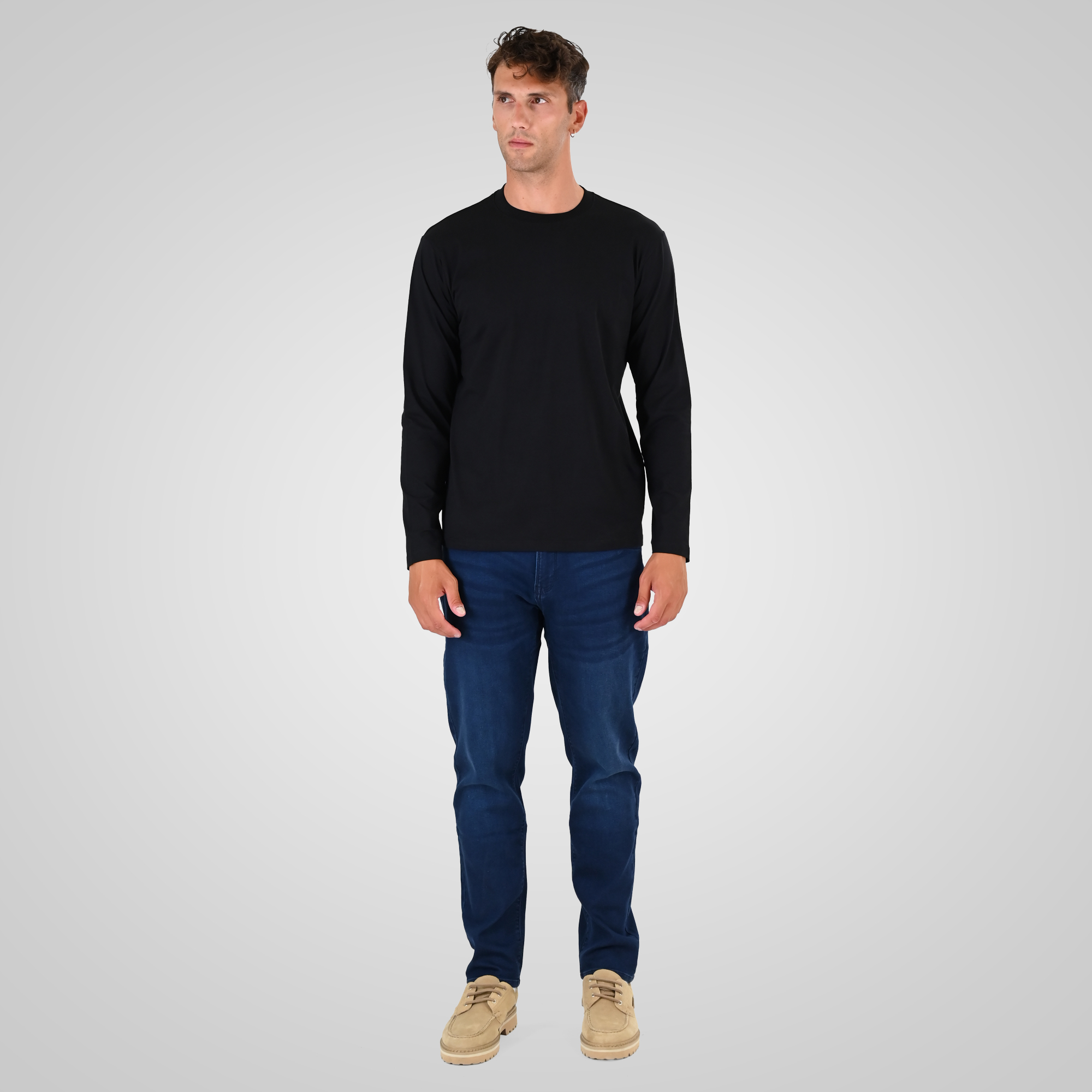 262TS-9170 T-SHIRTS LONGSLEEVE BLACK - Image 2