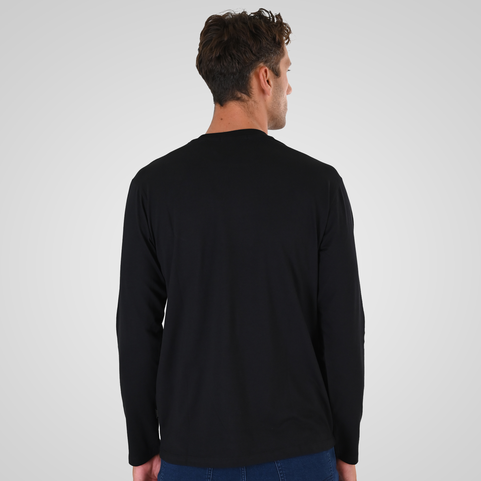 262TS-9170 T-SHIRTS LONGSLEEVE BLACK - Image 4