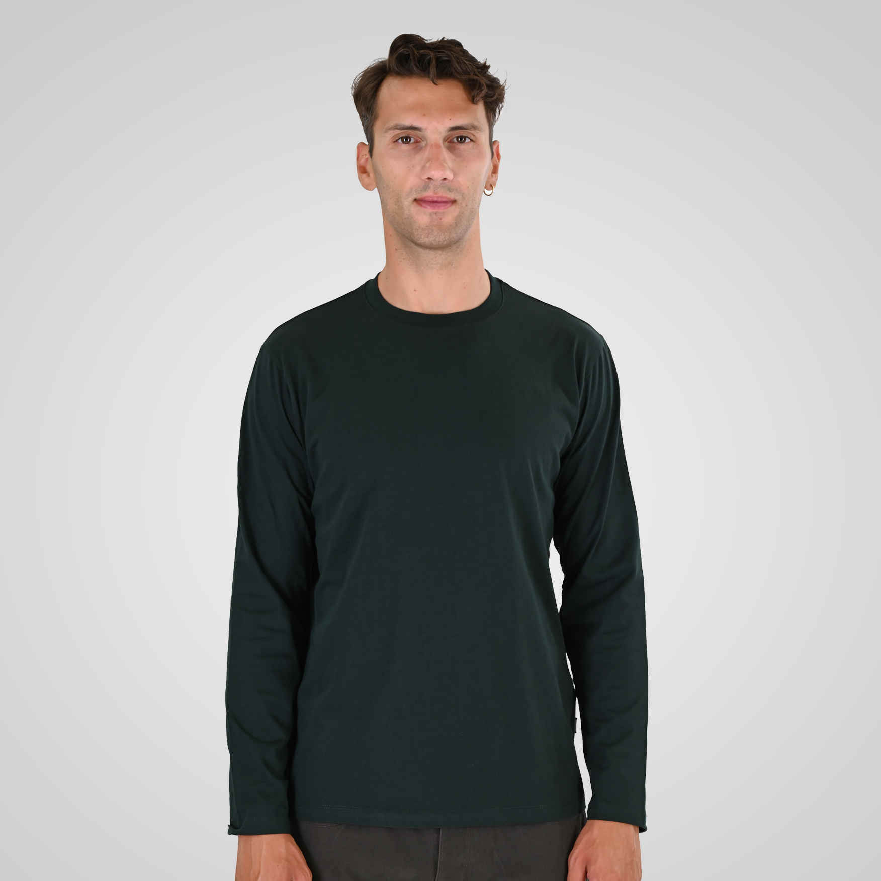 262TS-9170 T-SHIRTS LONGSLEEVE FOREST GREEN - Image 1