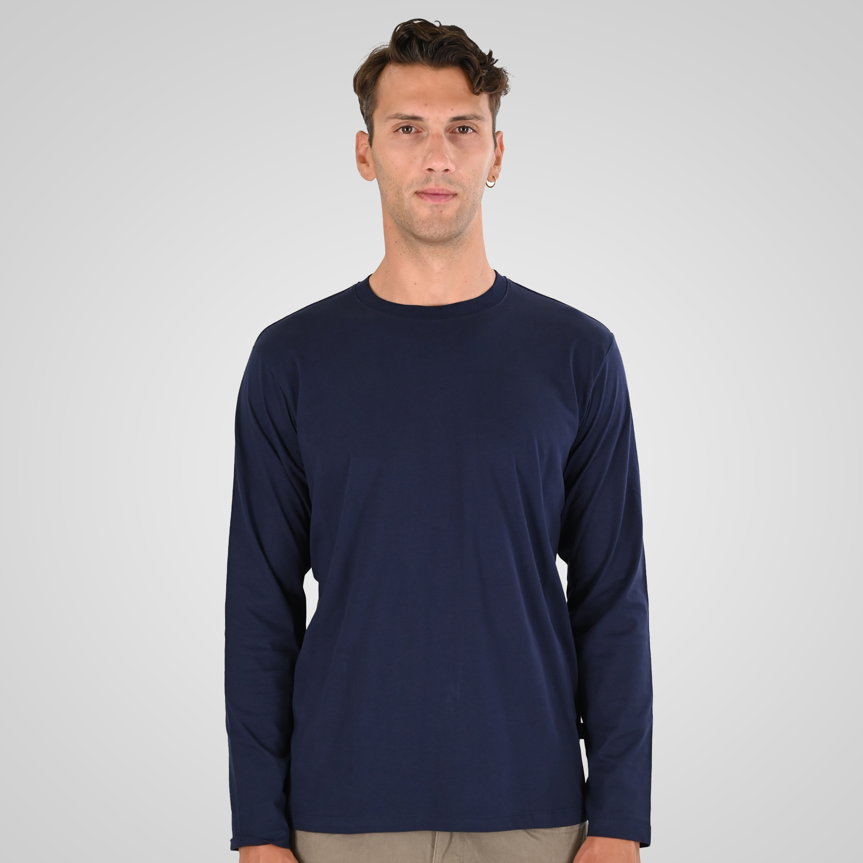 262TS-9170 T-SHIRTS LONGSLEEVE NAVY - Image 1