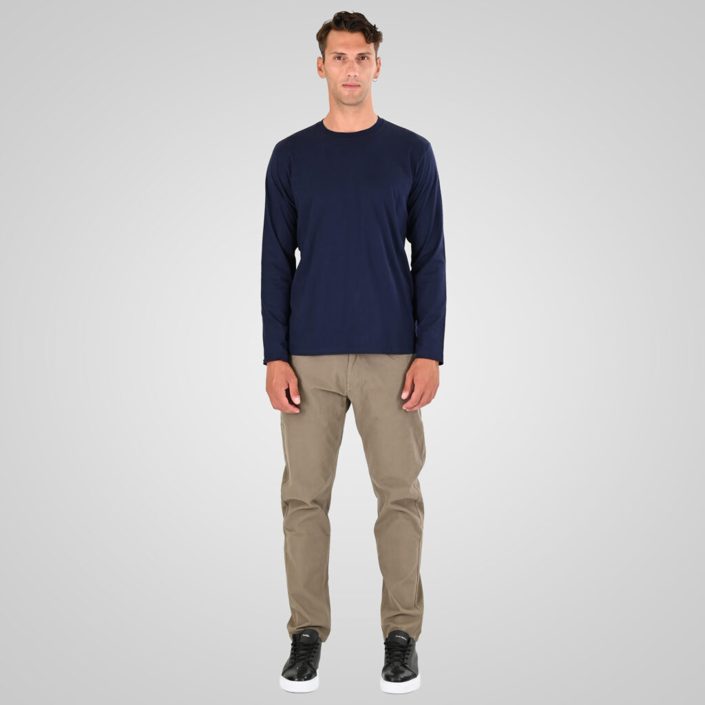 262TS-9170 T-SHIRTS LONGSLEEVE NAVY