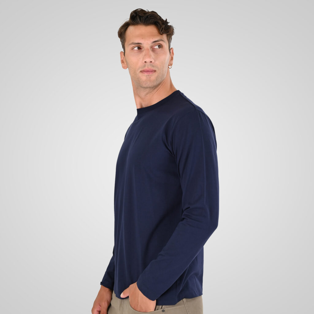 262TS-9170 T-SHIRTS LONGSLEEVE NAVY