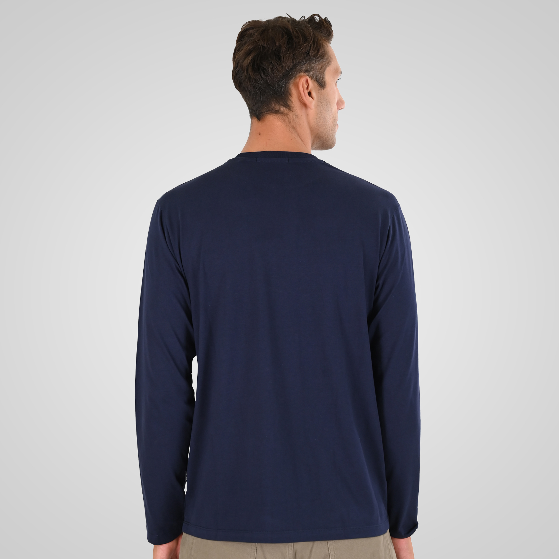 262TS-9170 T-SHIRTS LONGSLEEVE NAVY - Image 4