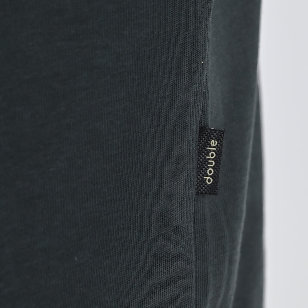 262TS-9171 T-SHIRTS LONGSLEEVE WITH DENSE EMBROIDERY AND THIN HIGH DENSITY PRINT (HEAVY JERSEY) ANTHRACITE