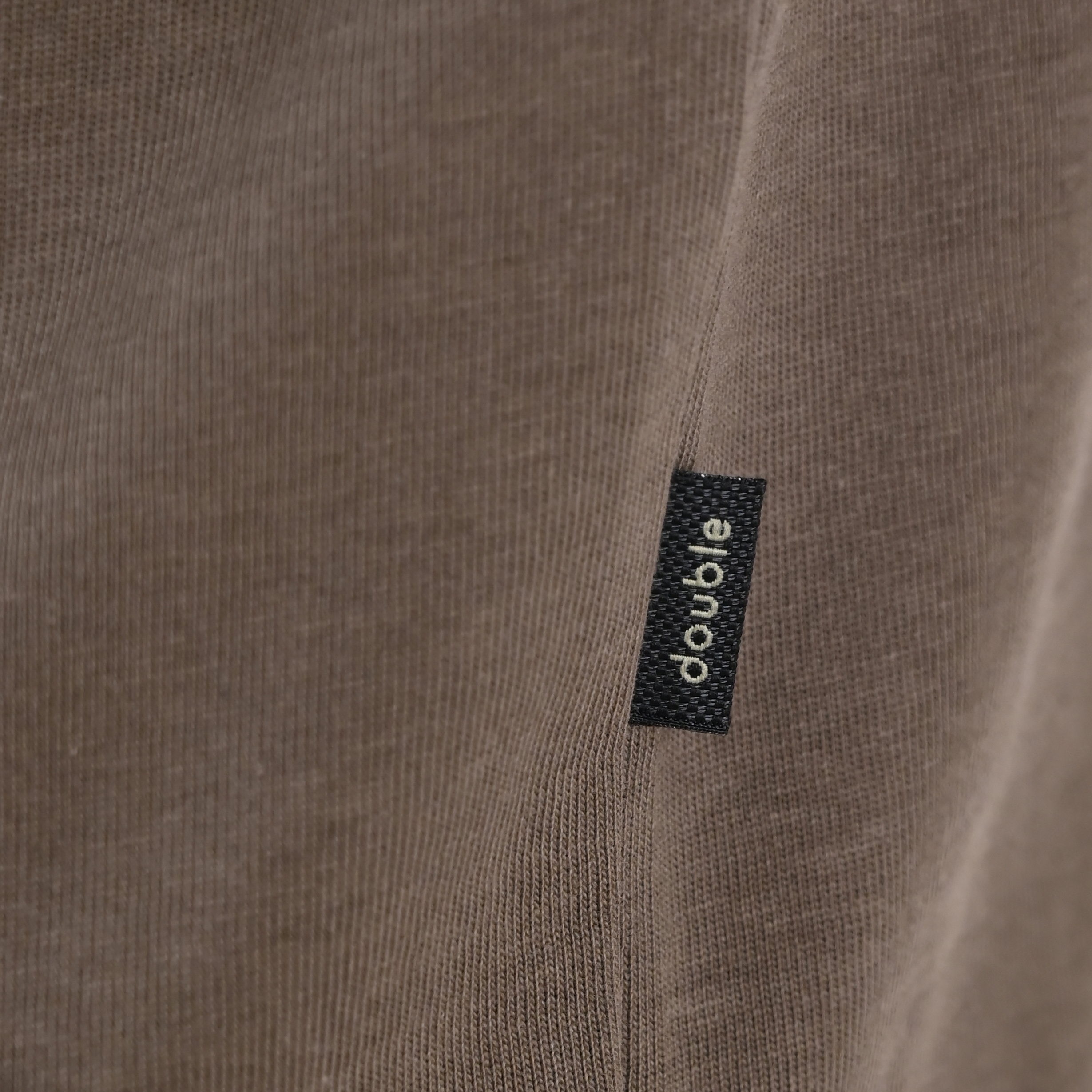 262TS-9171 T-SHIRTS LONGSLEEVE WITH DENSE EMBROIDERY AND THIN HIGH DENSITY PRINT (HEAVY JERSEY) TAUPE - Image 6
