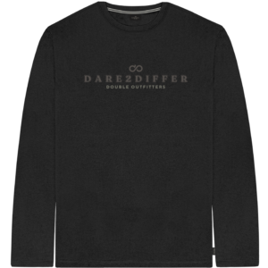 262TS-9172 T-SHIRTS LONGSLEEVE WITH HIGH DENSITY PRINT BLACK