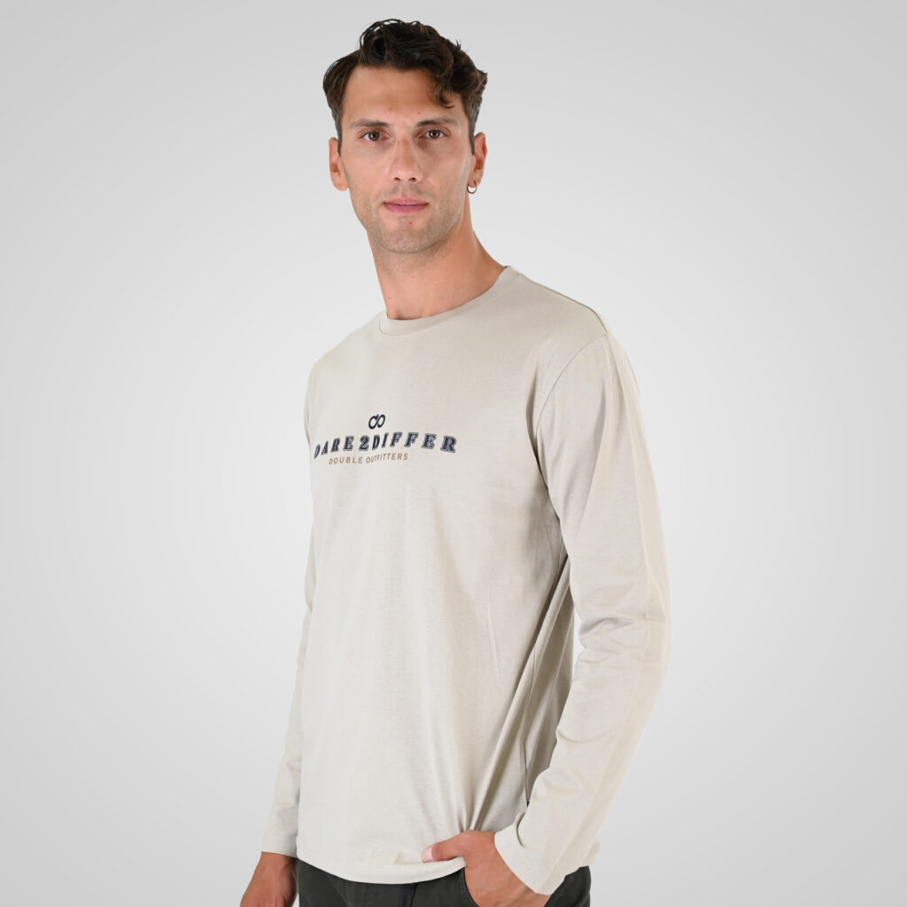 262TS-9172 T-SHIRTS LONGSLEEVE WITH HIGH DENSITY PRINT LT ASH