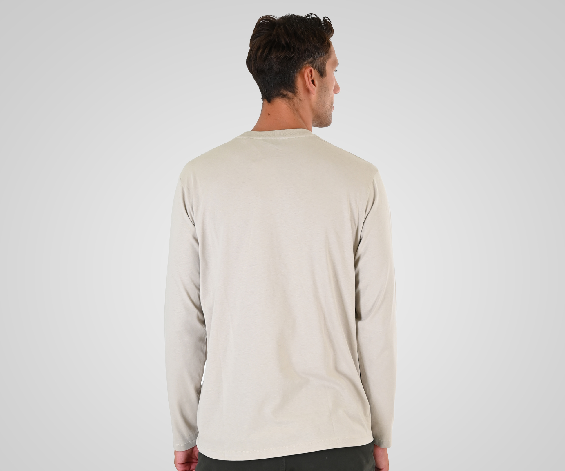 262TS-9172 T-SHIRTS LONGSLEEVE WITH HIGH DENSITY PRINT LT ASH - Image 4