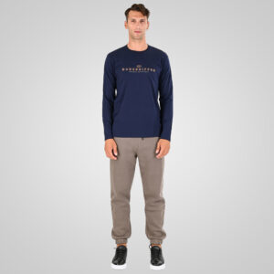 262TS-9172 T-SHIRTS LONGSLEEVE WITH HIGH DENSITY PRINT NAVY