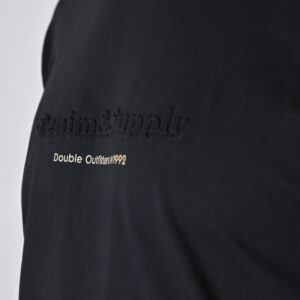 262TS-9173 T-SHIRTS LONGSLEEVE WITH EMBOSSED AND HIGH DENSITY PRINT BLACK - Image 6