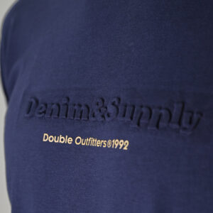 262TS-9173 T-SHIRTS LONGSLEEVE WITH EMBOSSED AND HIGH DENSITY PRINT NAVY - Image 5