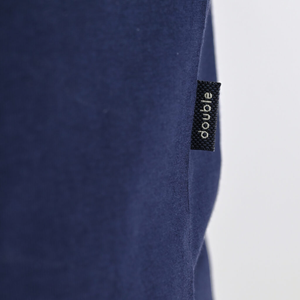 262TS-9173 T-SHIRTS LONGSLEEVE WITH EMBOSSED AND HIGH DENSITY PRINT NAVY